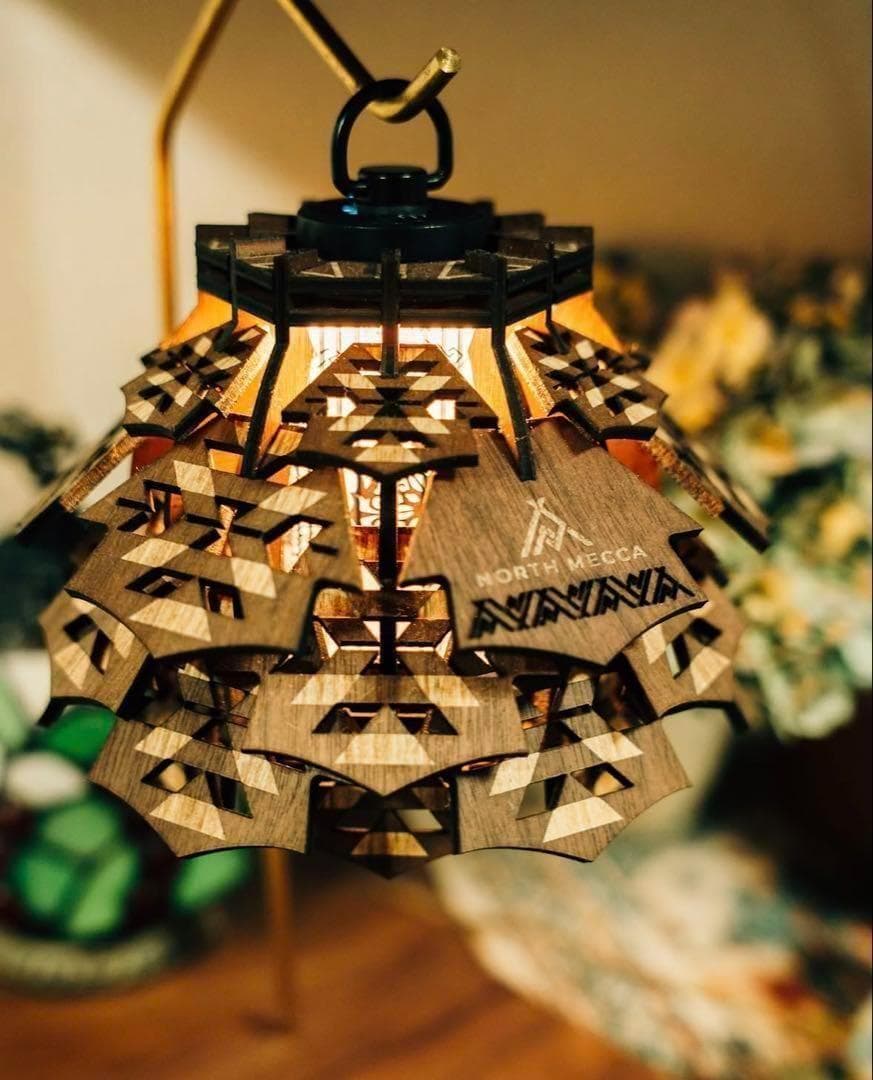 OruOru-ミニマライト2.0 対応オルテガ柄ランタンシェード