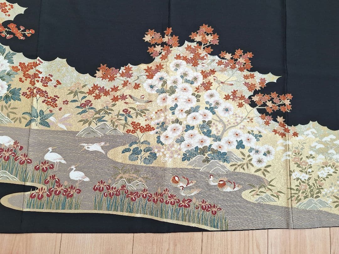 着物リメイクワンピース3663