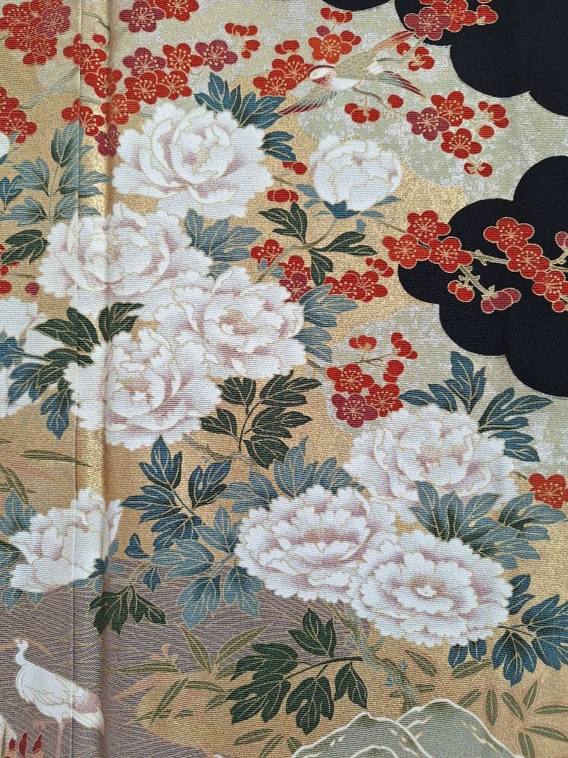 着物リメイクワンピース3663