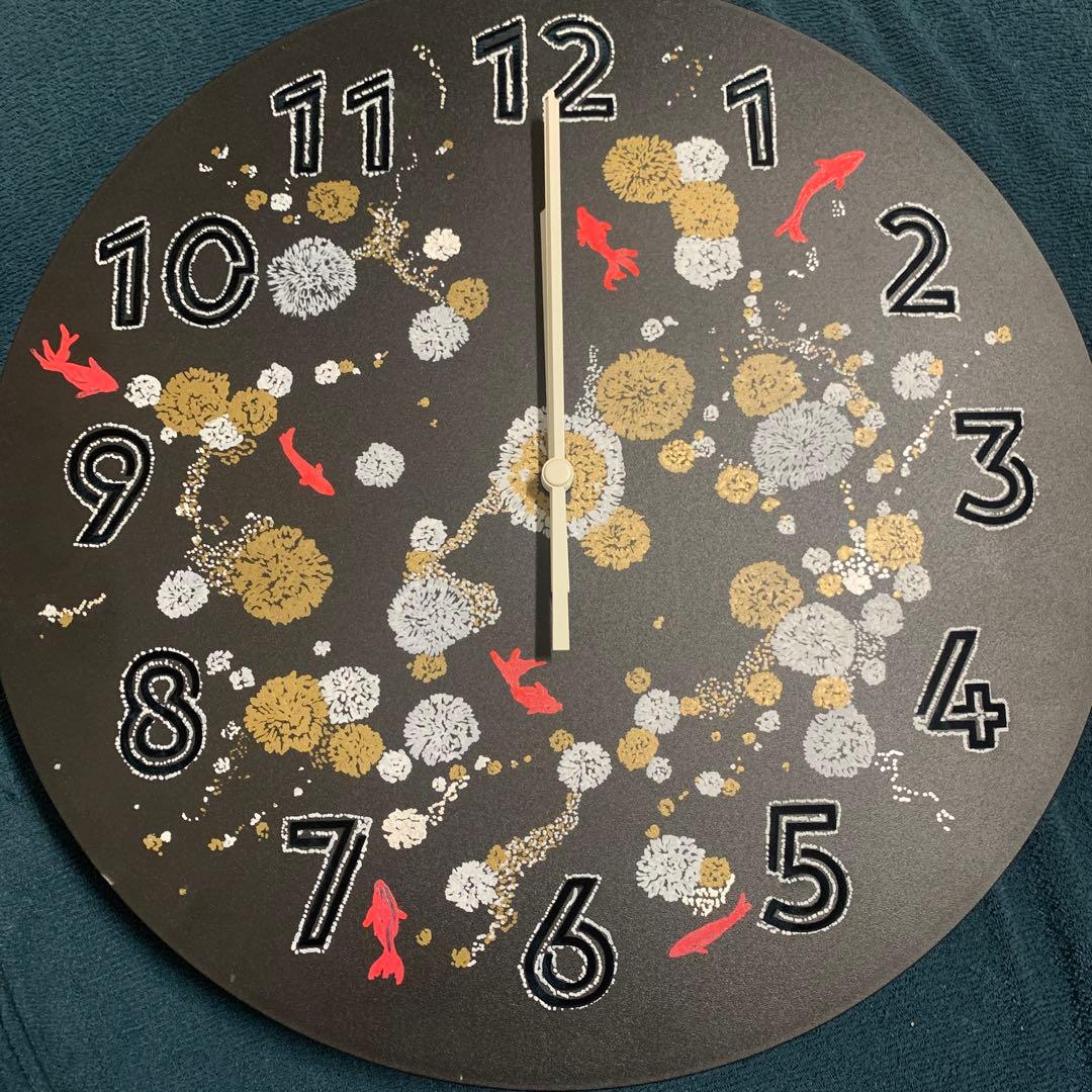 壁掛け時計、オリジナル手描き