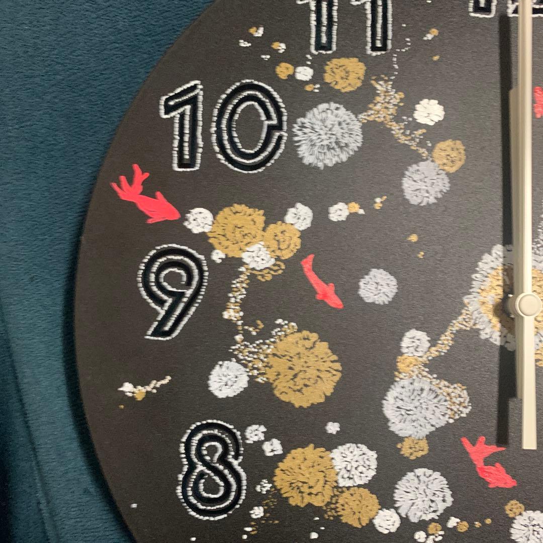 壁掛け時計、オリジナル手描き