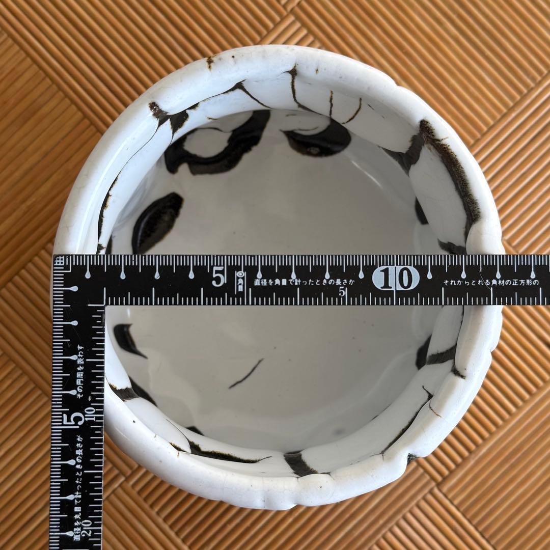 SNT1396 萩焼 鬼白 作家物 茶碗 茶道具 抹茶茶碗 伝統工芸品 鬼萩