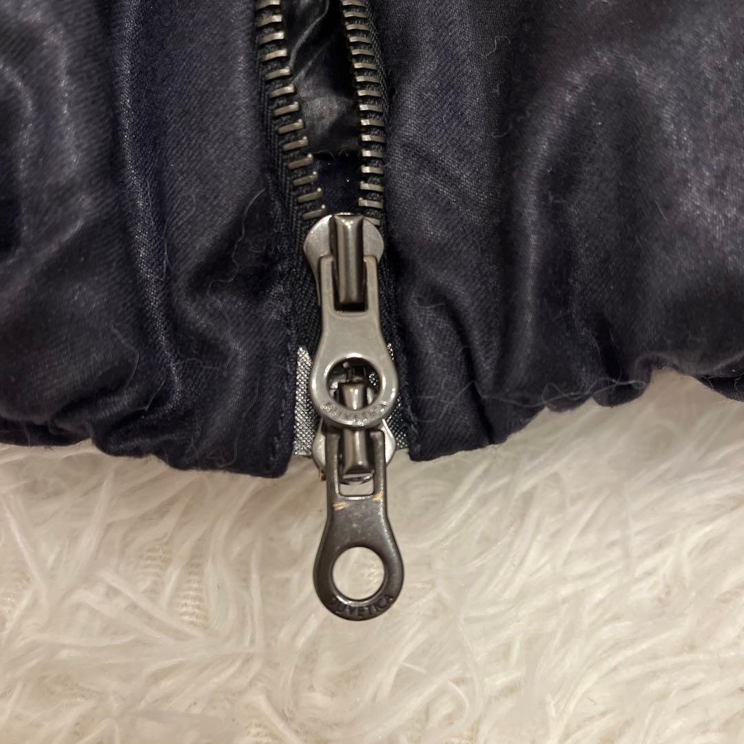 DUVETICA フード付きダウンベスト サイズ40 ブラック