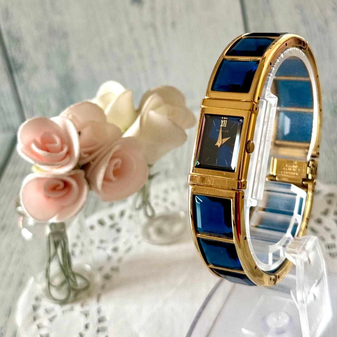 【希少】SEIKO セイコー LASSALE ラサール 腕時計 ブルー調