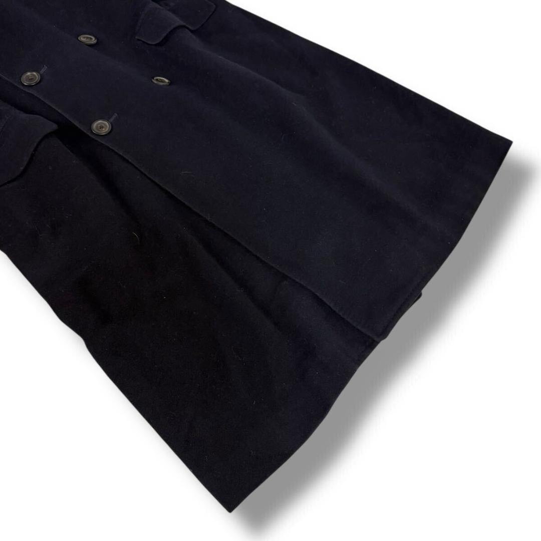 【希少品】BURBERRY カシミヤ ウール チェスターコート ネイビー 170