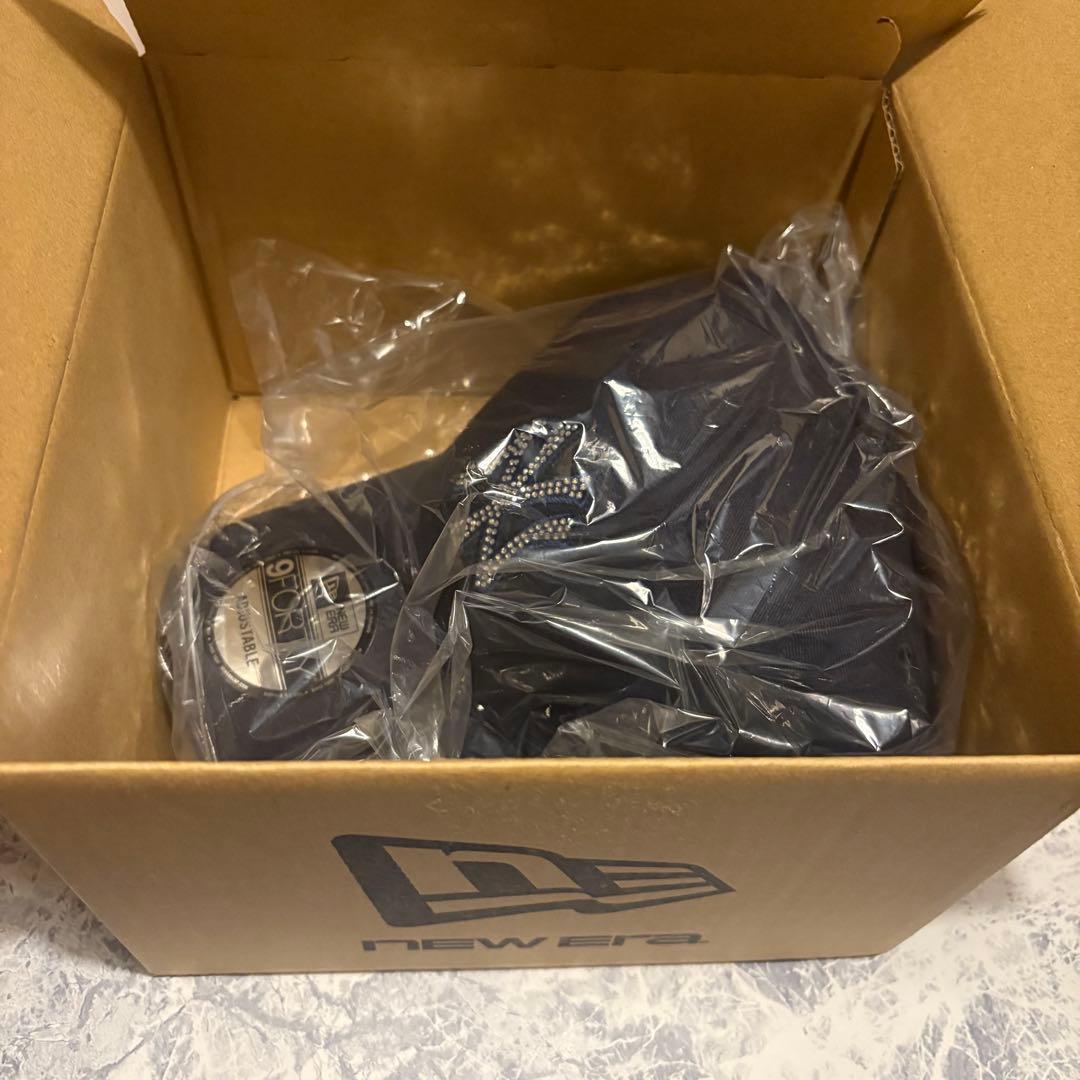 ニューエラ 9forty Rhinestone ヤンキース ネイビー