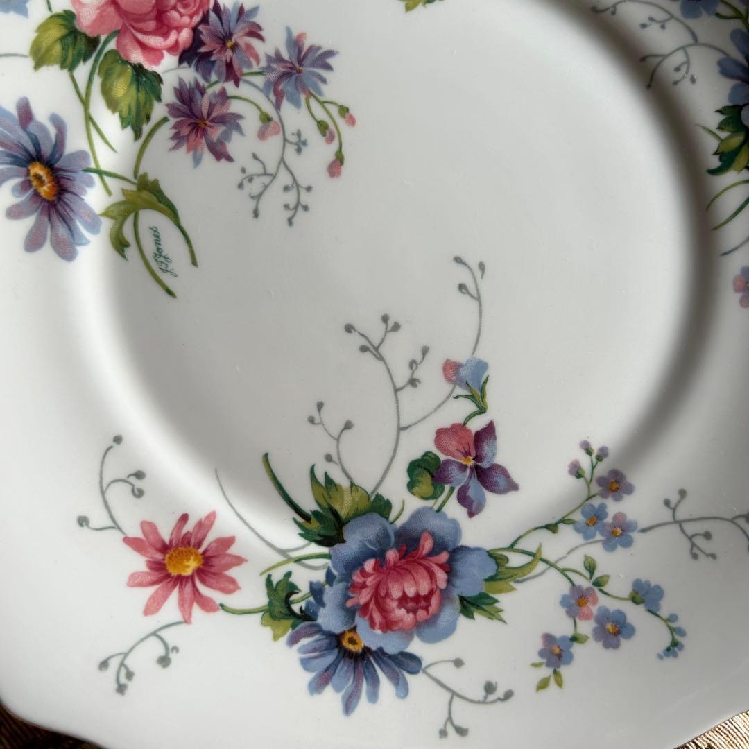 英国製クラウンスタッフォードシャー【England's Glory】手付プレート