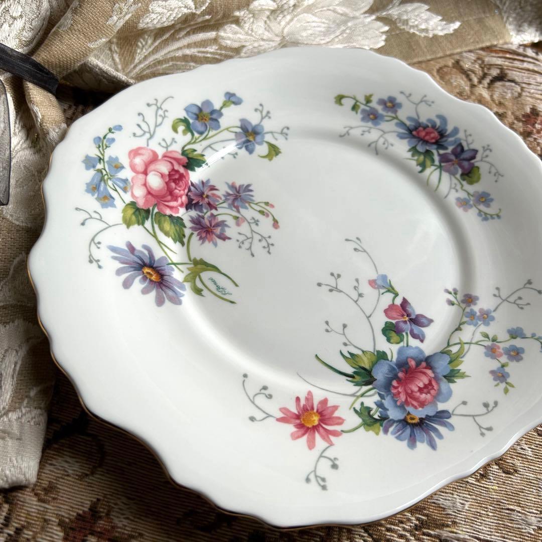 英国製クラウンスタッフォードシャー【England's Glory】手付プレート