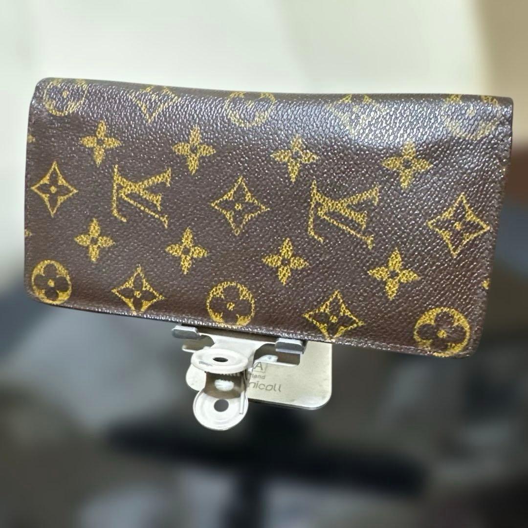 11☆美品☆モノグラム♪ポルトフォイユ ブラザ 二つ折り長財布