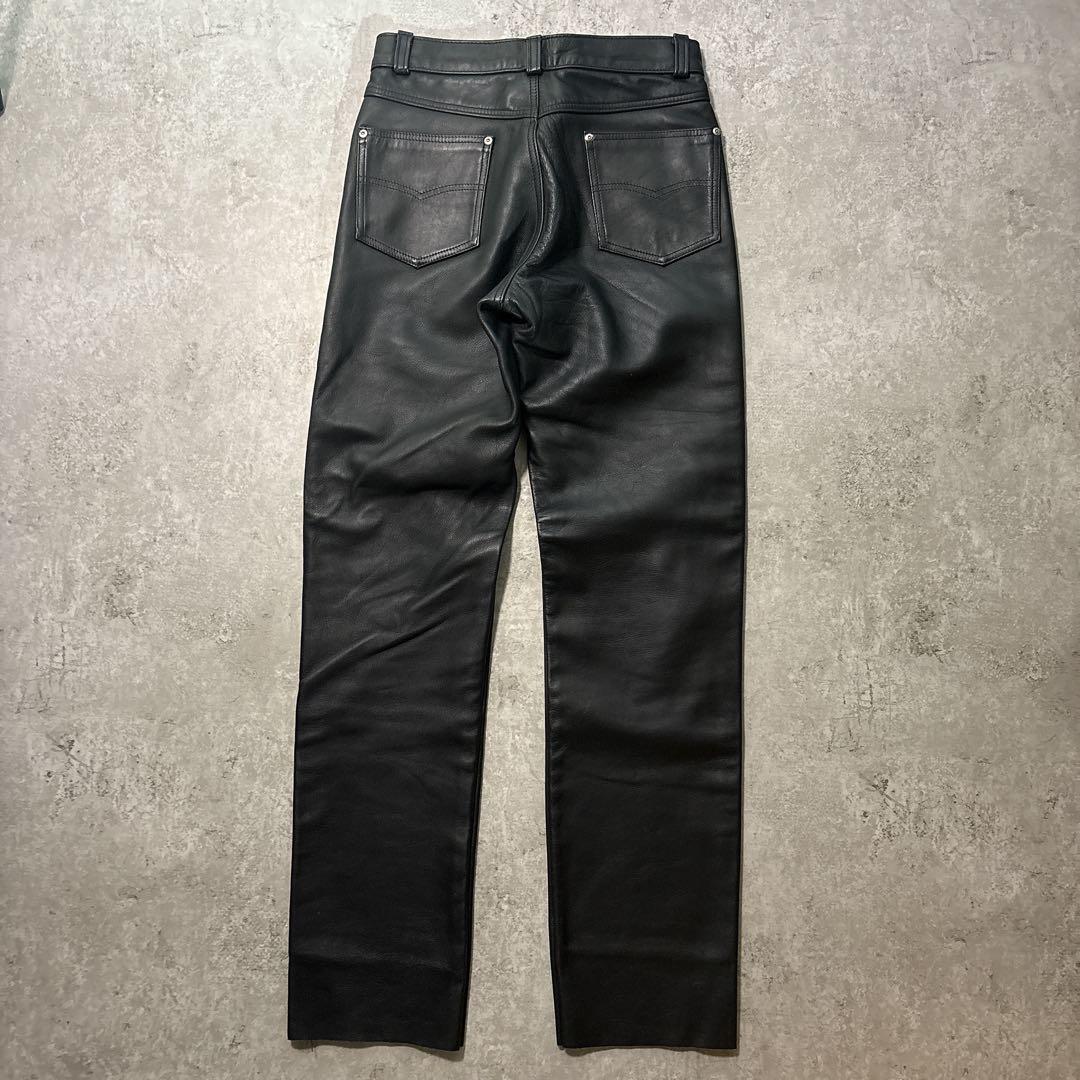 美品✨️ショット×アトミックガレージ 別注モデル レザーパンツ32