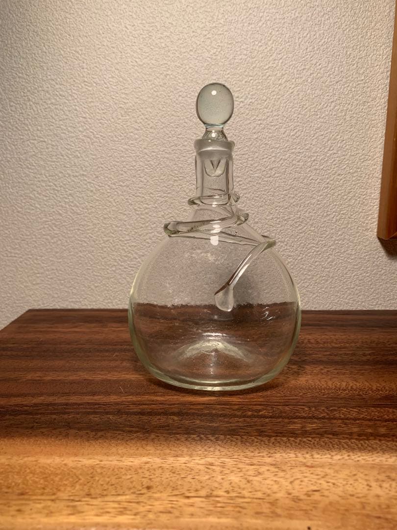 倉敷ガラス 小谷眞三 首巻小瓶 吹きガラス 小谷栄次 横山秀樹