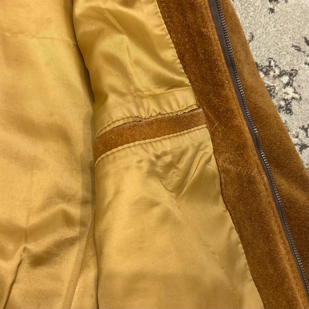 USA製 ショット スエード ボンバージャケット 38アメカジ ブルゾン 本革