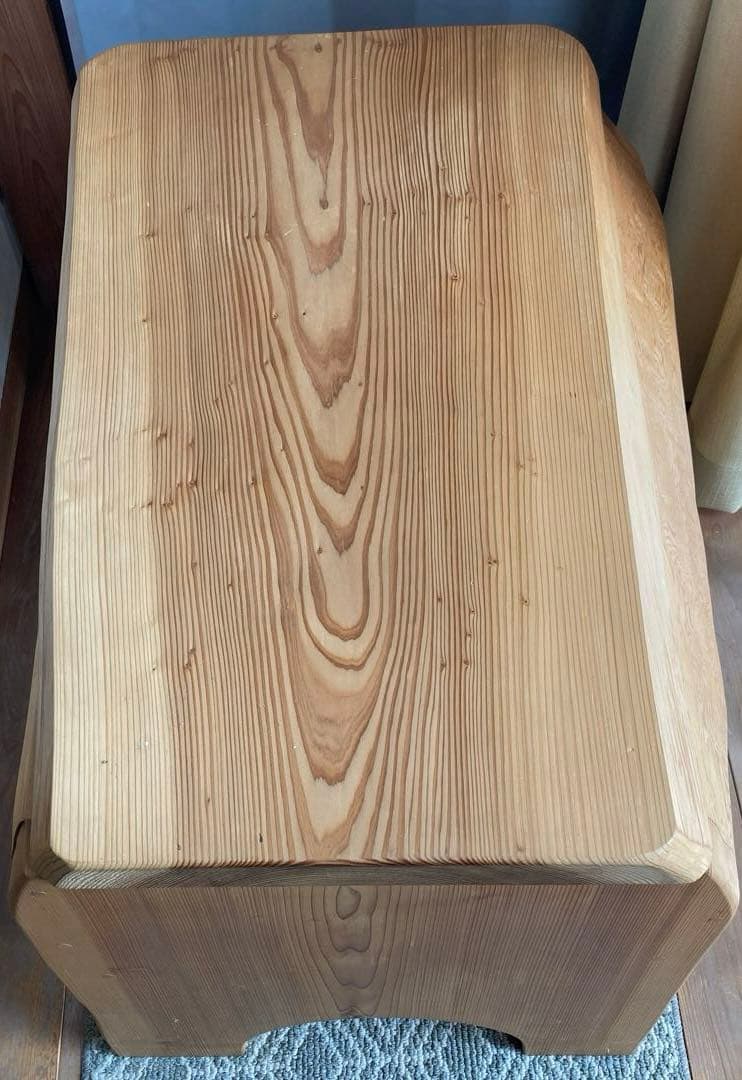 特注品　一点物　ローテーブル　台　スツール　国産　木製　ディスプレイ　インテリア