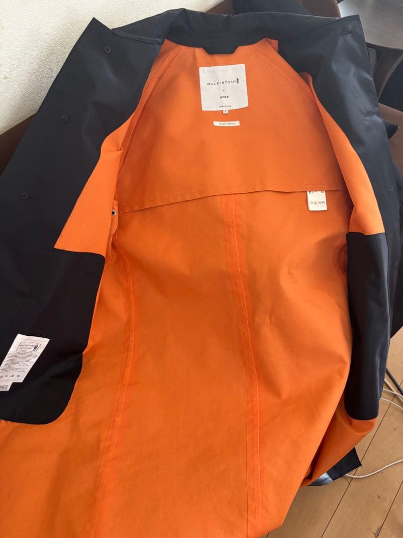HYKE×MACKINTOSHコート2ブラックハイクマッキントッシュ
