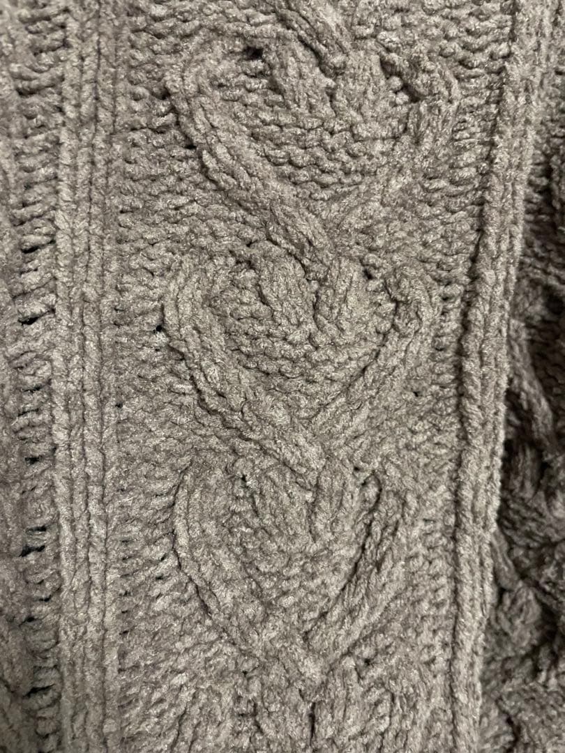 ジェラートピケ　ハートアランカーディガン