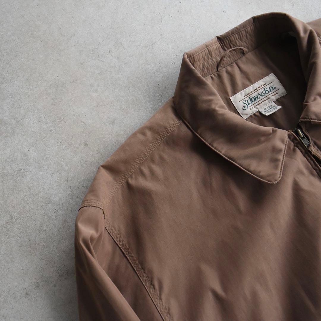90s セントジョンズベイ ドリズラージャケット XL ハリントン ブラウン