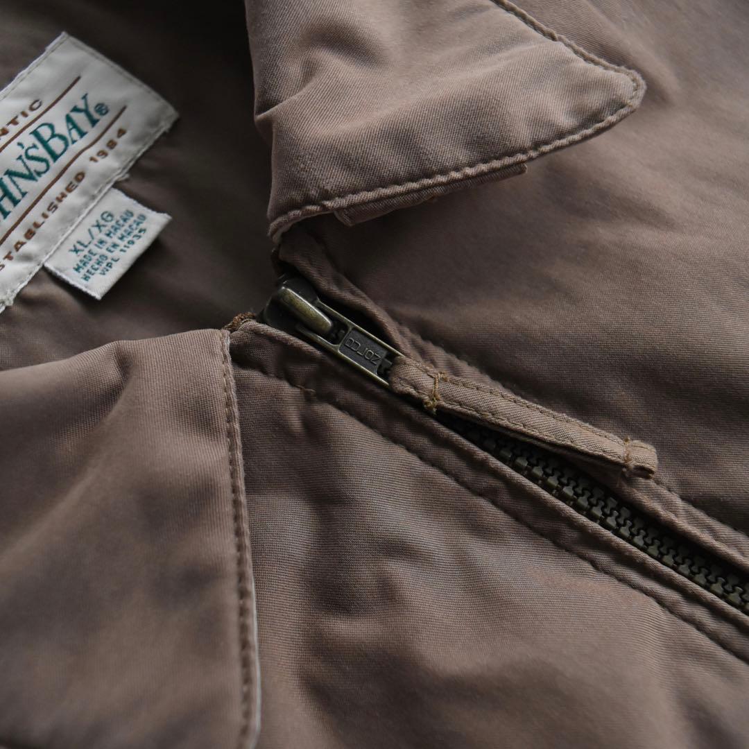 90s セントジョンズベイ ドリズラージャケット XL ハリントン ブラウン