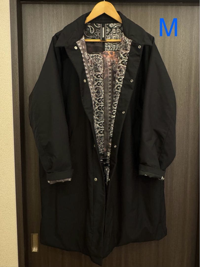 neighborhood ステンカラーコート ペイズリー 総柄 M