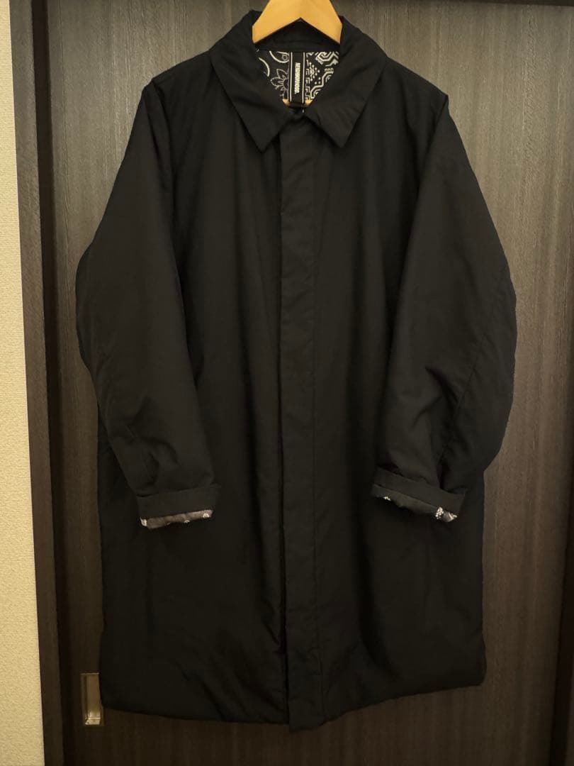 neighborhood ステンカラーコート ペイズリー 総柄 M