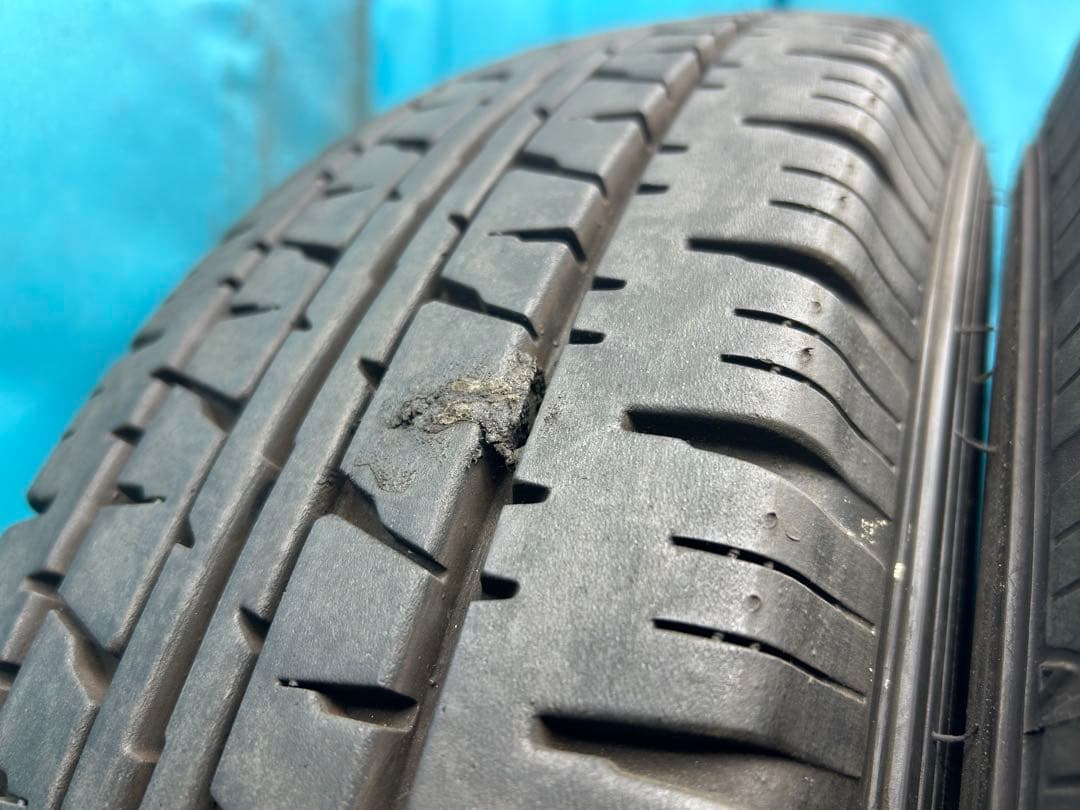 2024年製165R13 8PRバリ山！中古タイヤ4本セット