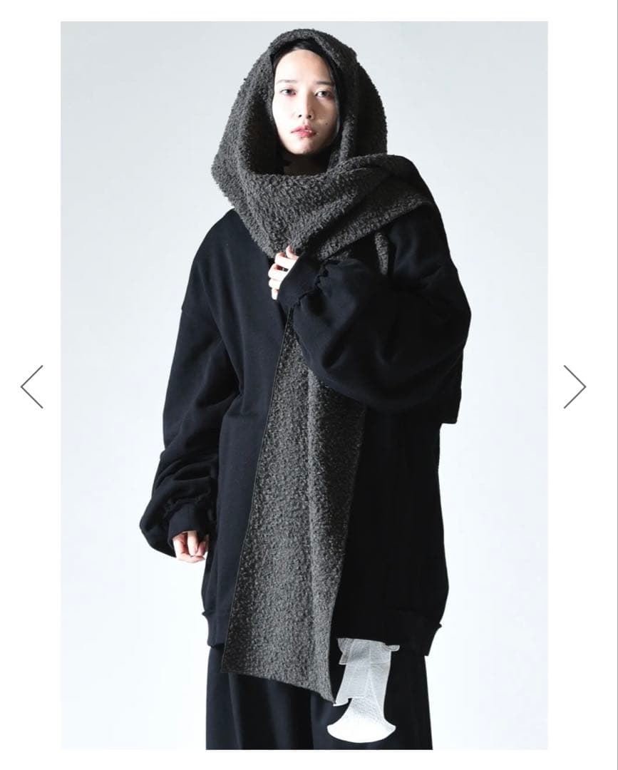 小物 Edwina Horl KAPUZENSCHAL Gray oviestudio