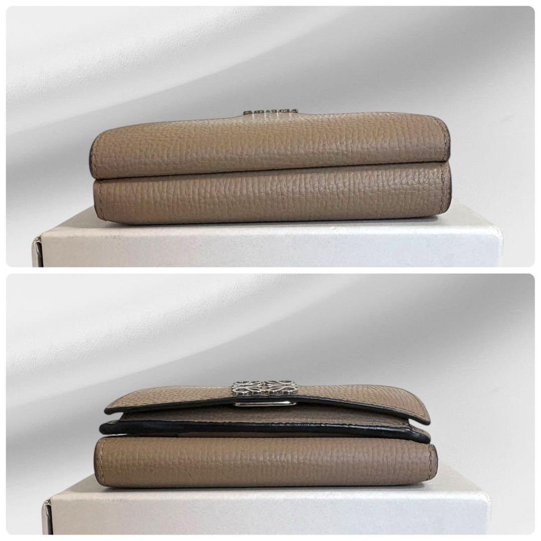 美品✨ LOEWE アナグラム バーティカル ウォレット スモール ベージュ