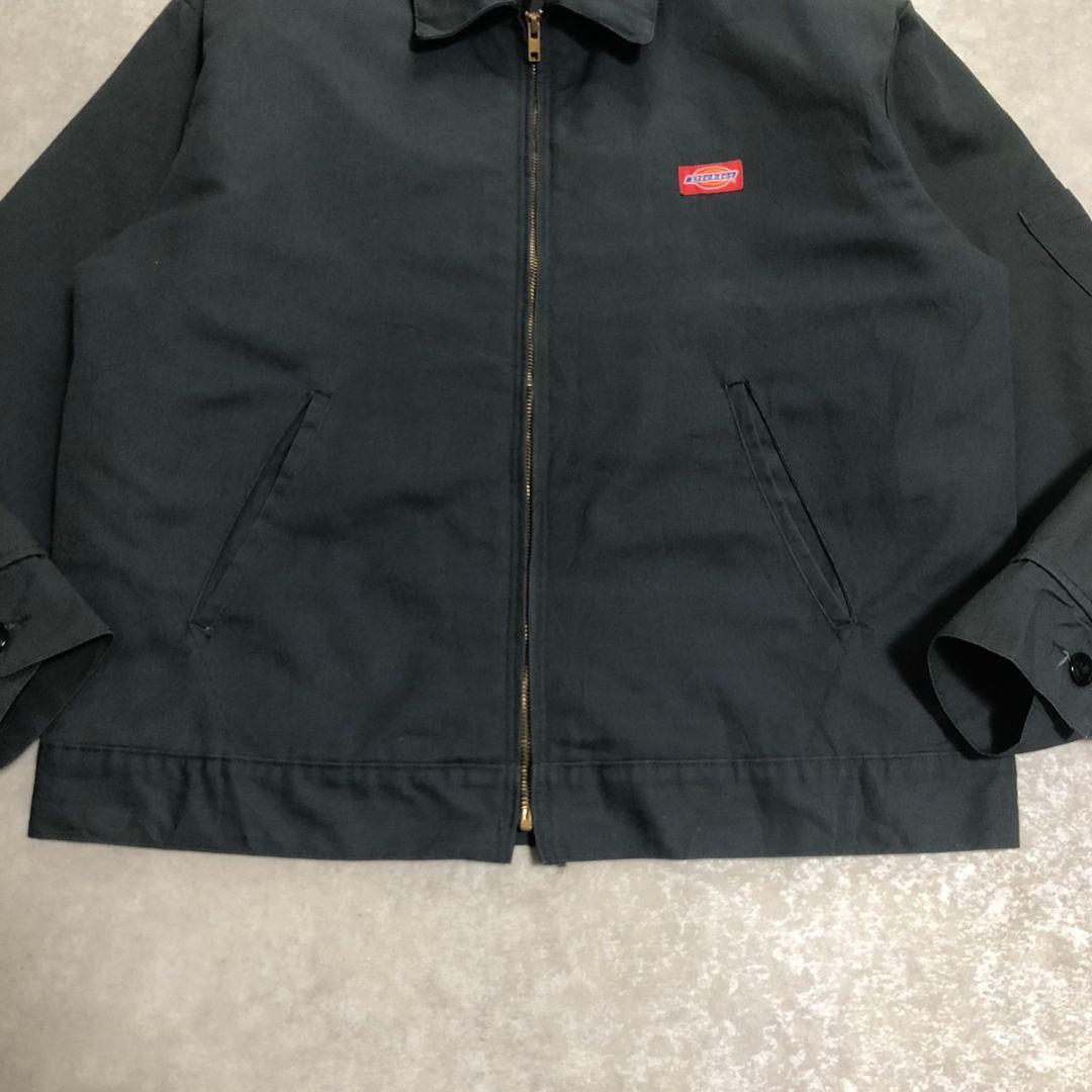 90s-00sメキシコ製ディッキーズTJ15ワークジャケットアイゼンハワー