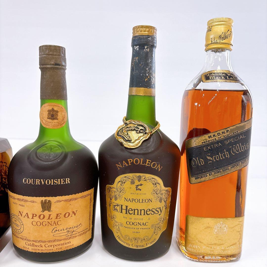 未開栓 古酒 ブランデー ウイスキー 5本 まとめ売り