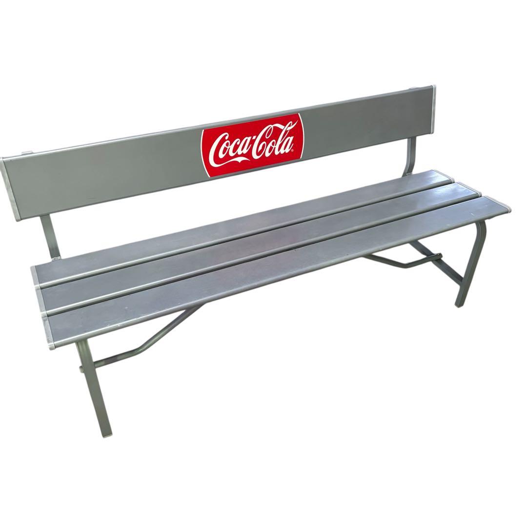 コカコーラ 背もたれ付きベンチ