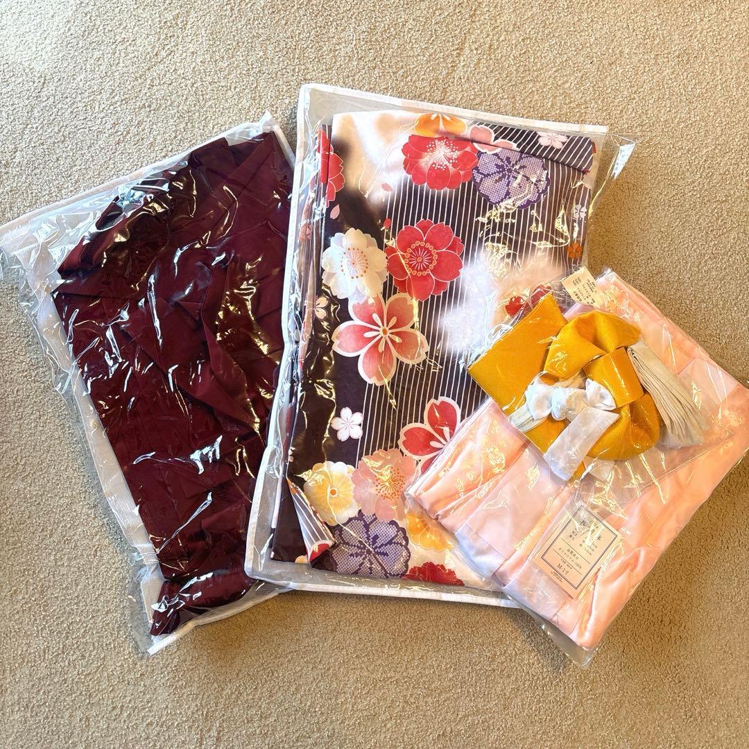 京越 簡易着付袴 5点セット 女の子用