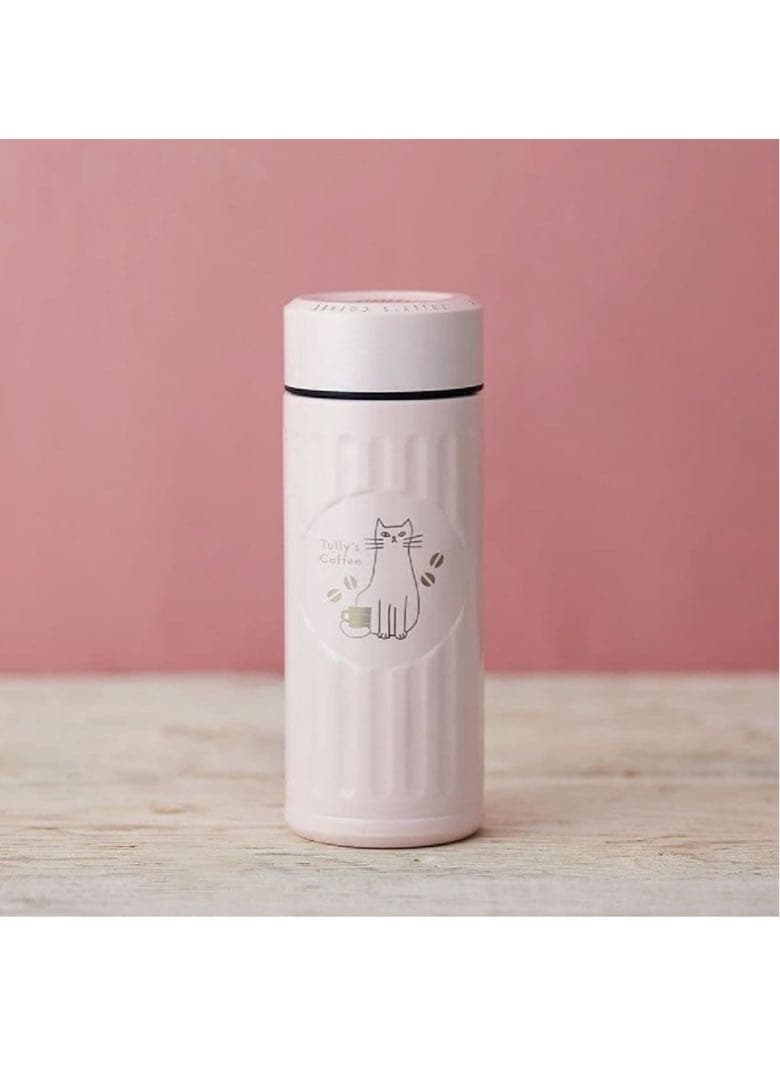 タリーズコーヒー　ステンレスボトル　ねこ　TULLY’S COFFEE