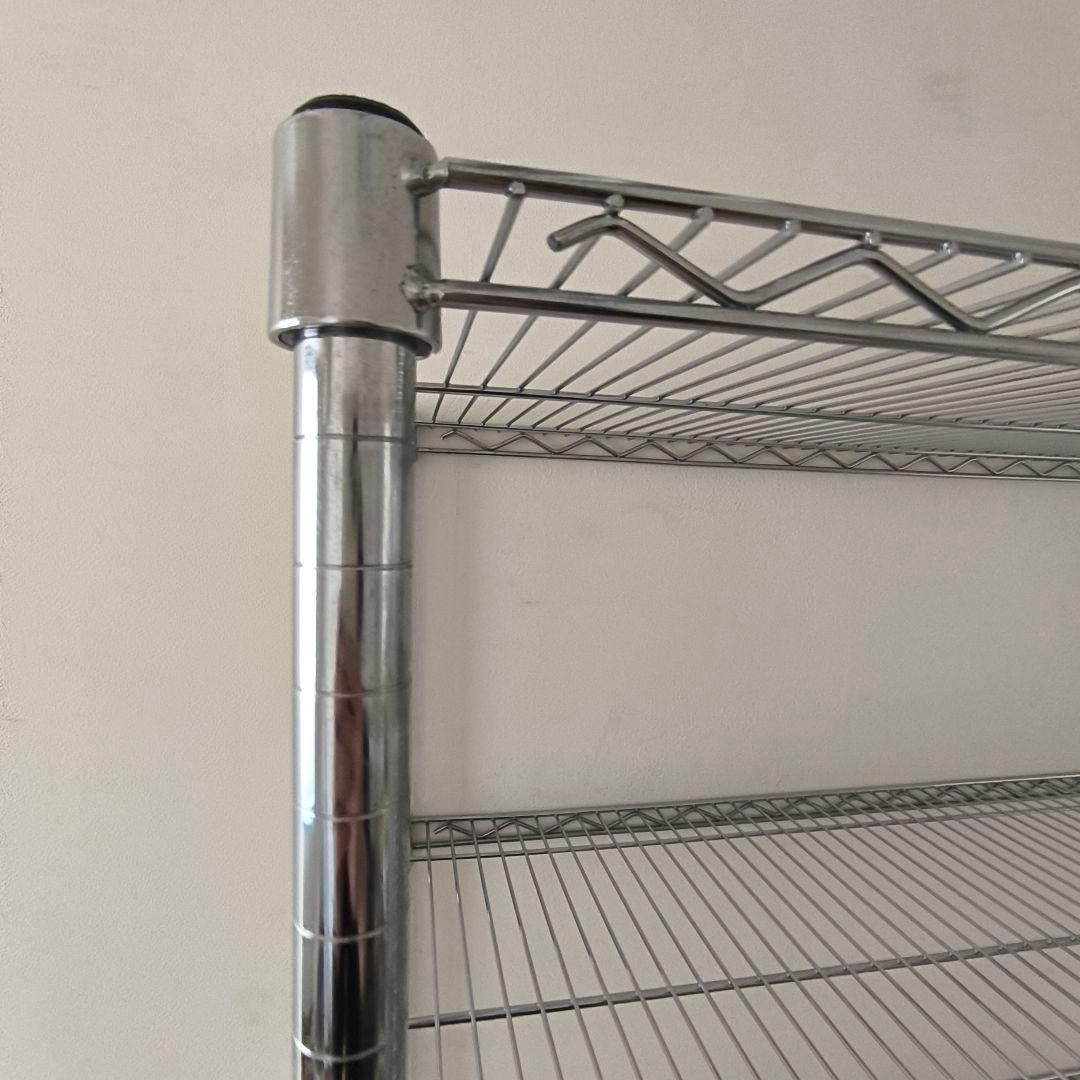 【ラスト1！120cm】スチールラック 5段 シルバー 棚板1枚追加 値引き可