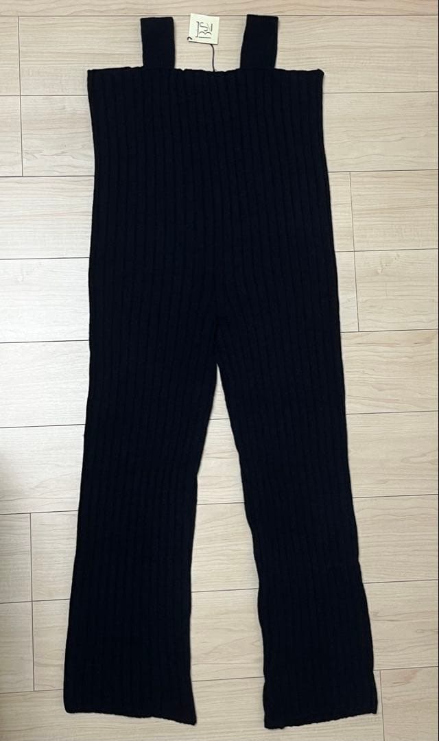 【新品未使用】BASERANGE ウールニットオールインワン