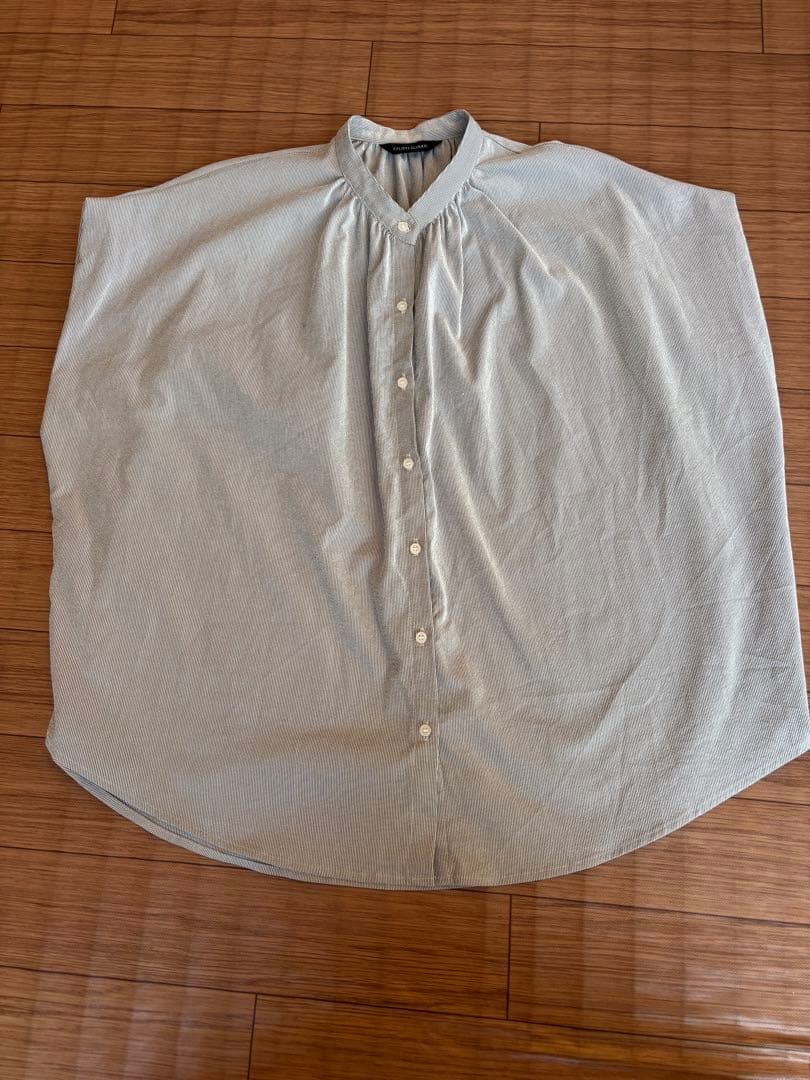 OUR 【洗える】【吸水速乾】サラッと涼しい二の腕すっきりブラウス