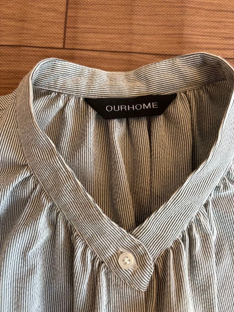 OUR 【洗える】【吸水速乾】サラッと涼しい二の腕すっきりブラウス