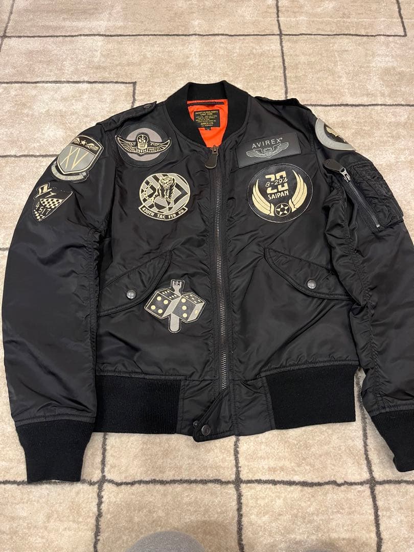 AVIREX Ｌ2Aフライトジャケット L ブラック