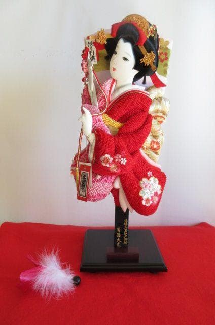 未使用　　格安　顔が命の　吉徳大光　　羽子板