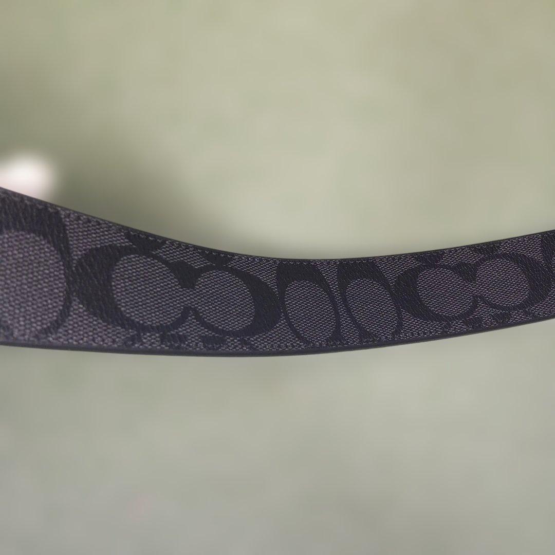 ★良品★コーチCOACH ブラックベルト＆カードケースセット