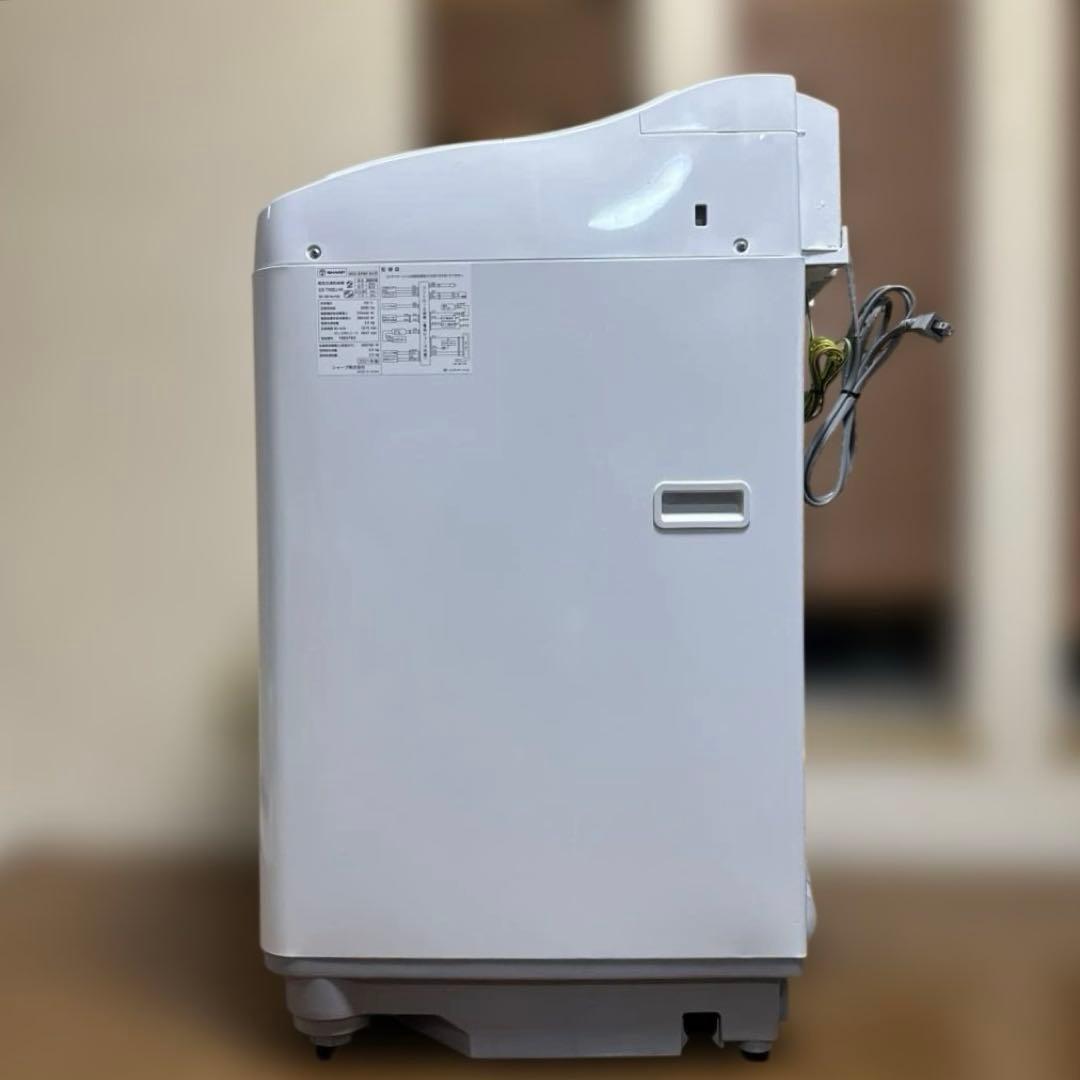 美品 SHARP 洗濯乾燥機 洗濯5.5kg /乾燥3.5kg ヒーター乾燥