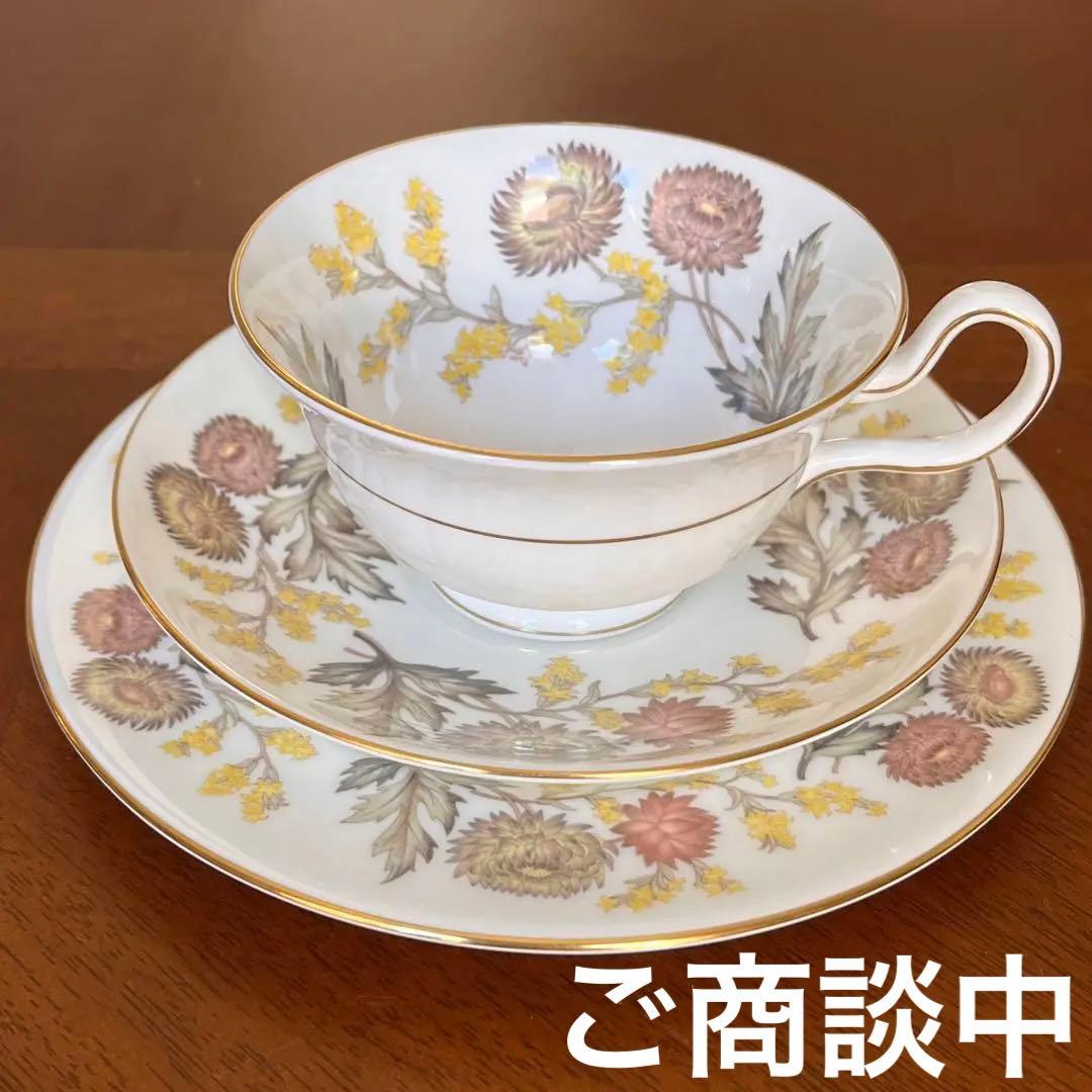 【英国ビンテージ】ウェッジウッド★リッチフィールド★トリオ