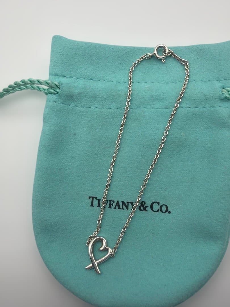 ティファニー ラビング ハート ブレスレット シルバー