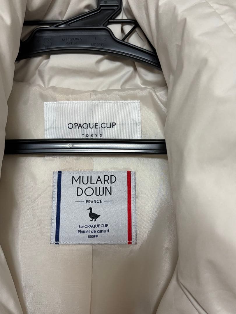 OPAQUE撥水ショートダウン