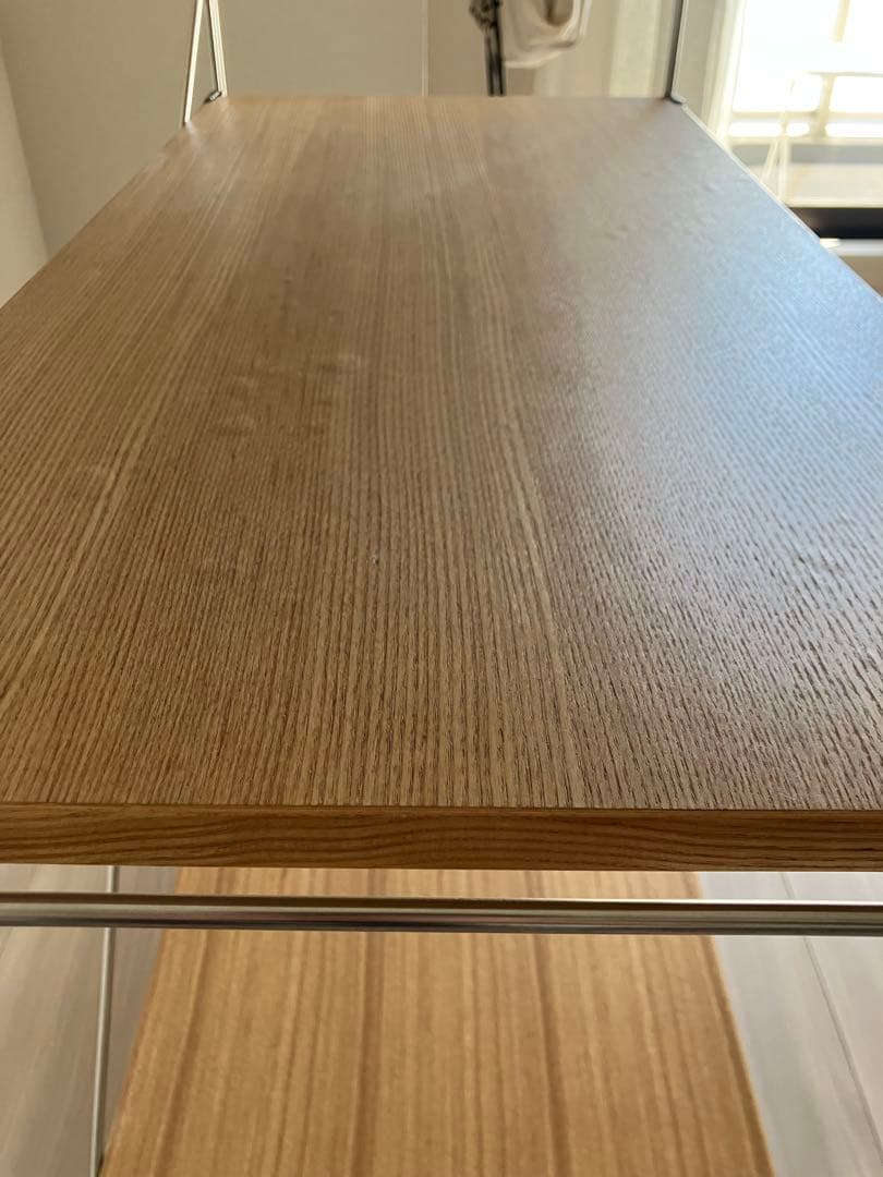 MUJI 無印良品 ステンレスユニットシェルフ　ワイド　小