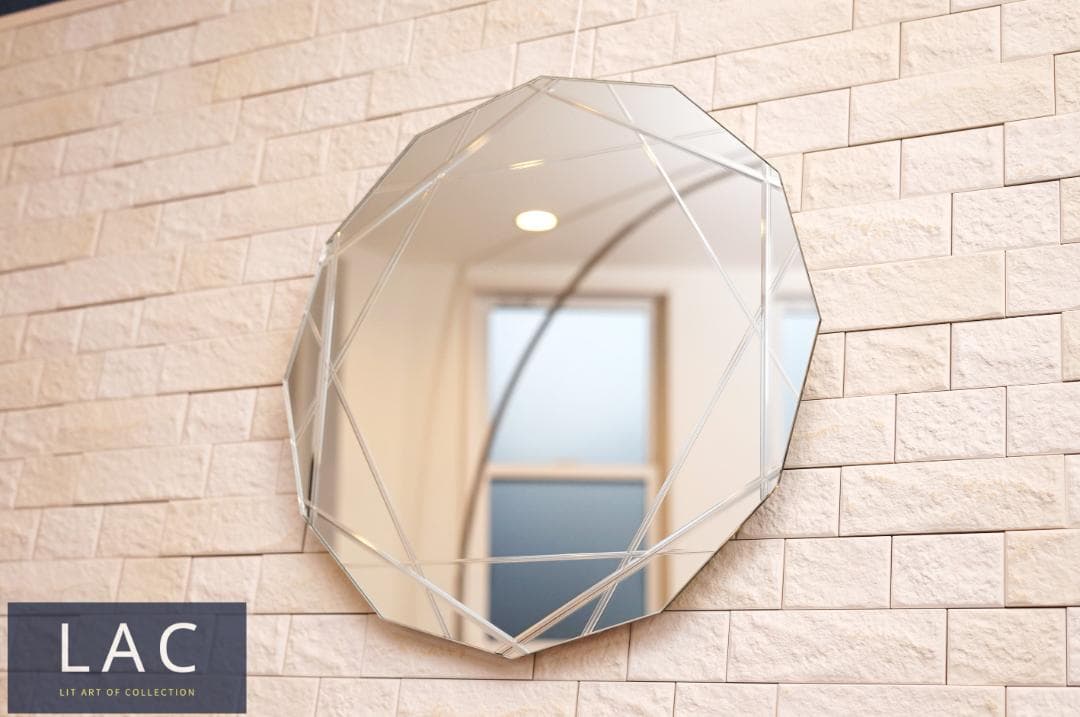 LAC☆ウォールアート ミラー 鏡 オブジェ デザイナーズ AB0057