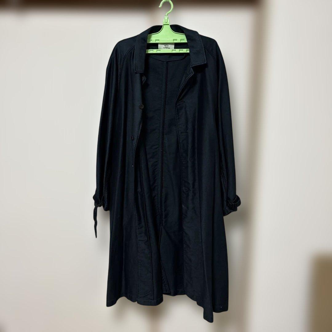 OUTIL ブラック トレンチコート サイズ3