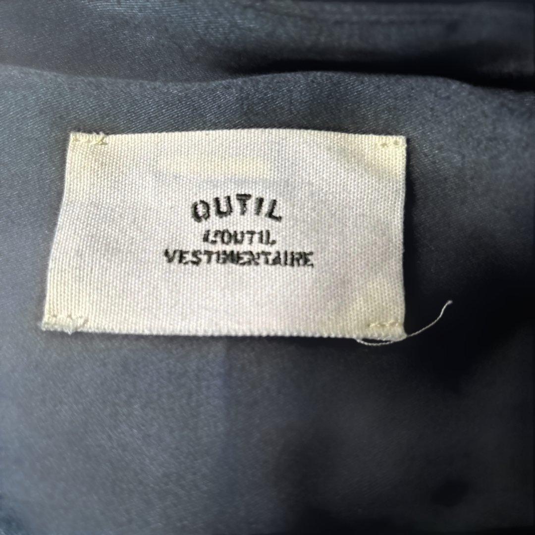 OUTIL ブラック トレンチコート サイズ3