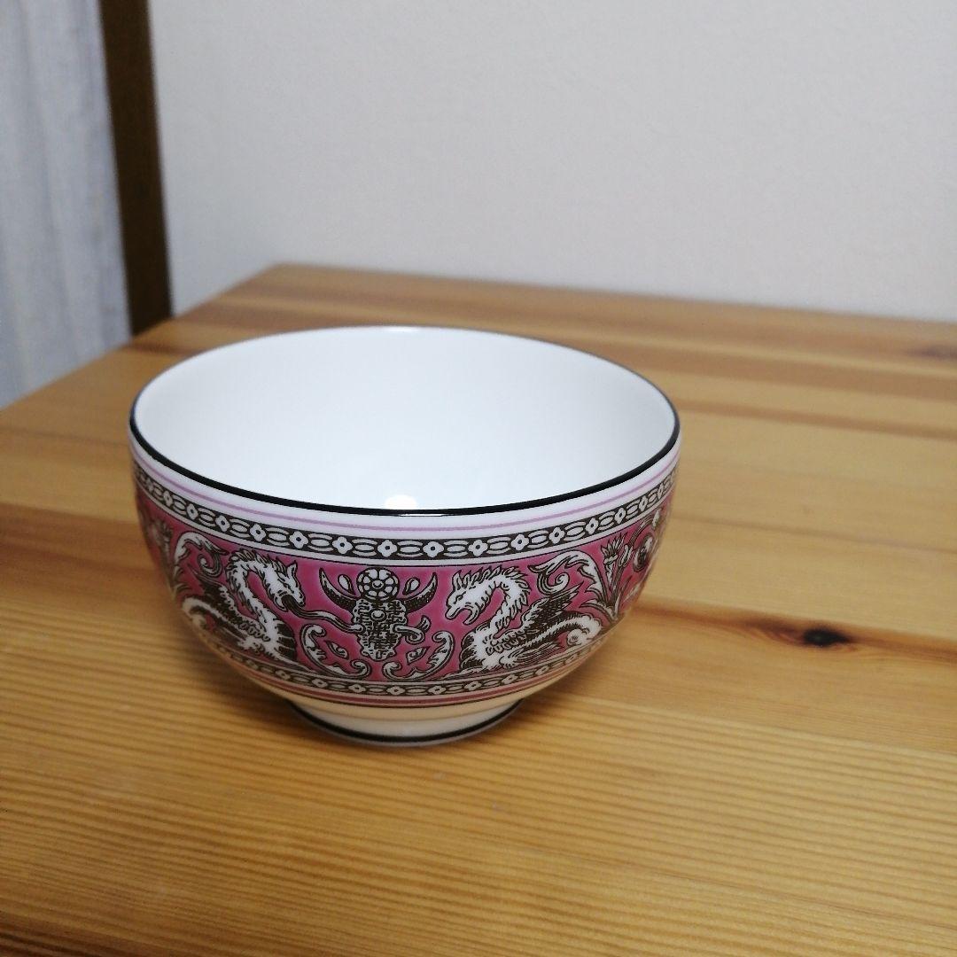 ウェッジウッドフロレンティーン　ピンク　フューシャ　茶碗　ボウル