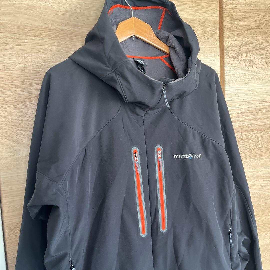 montbell モンベル パウダーシェッドパーカ メンズ L ブラック