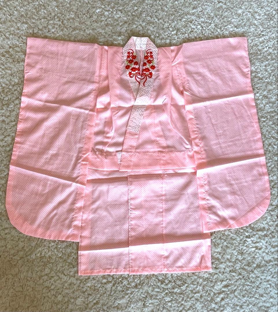 【新品正絹】七五三　晴れ着の丸昌 7歳正絹着物フルセット