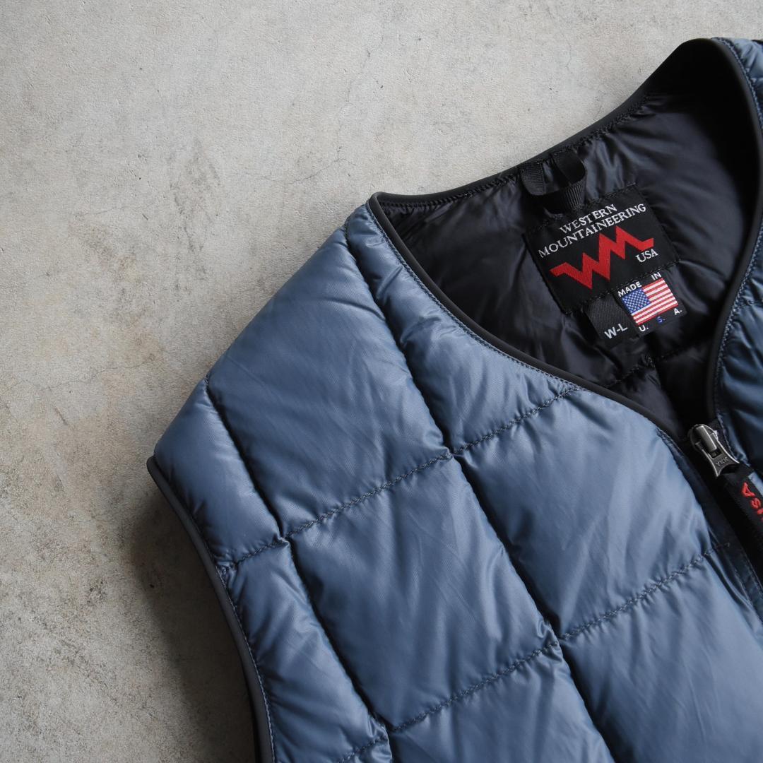 90s USA製 ウエスタンマウンテニアリング ダウン ベスト